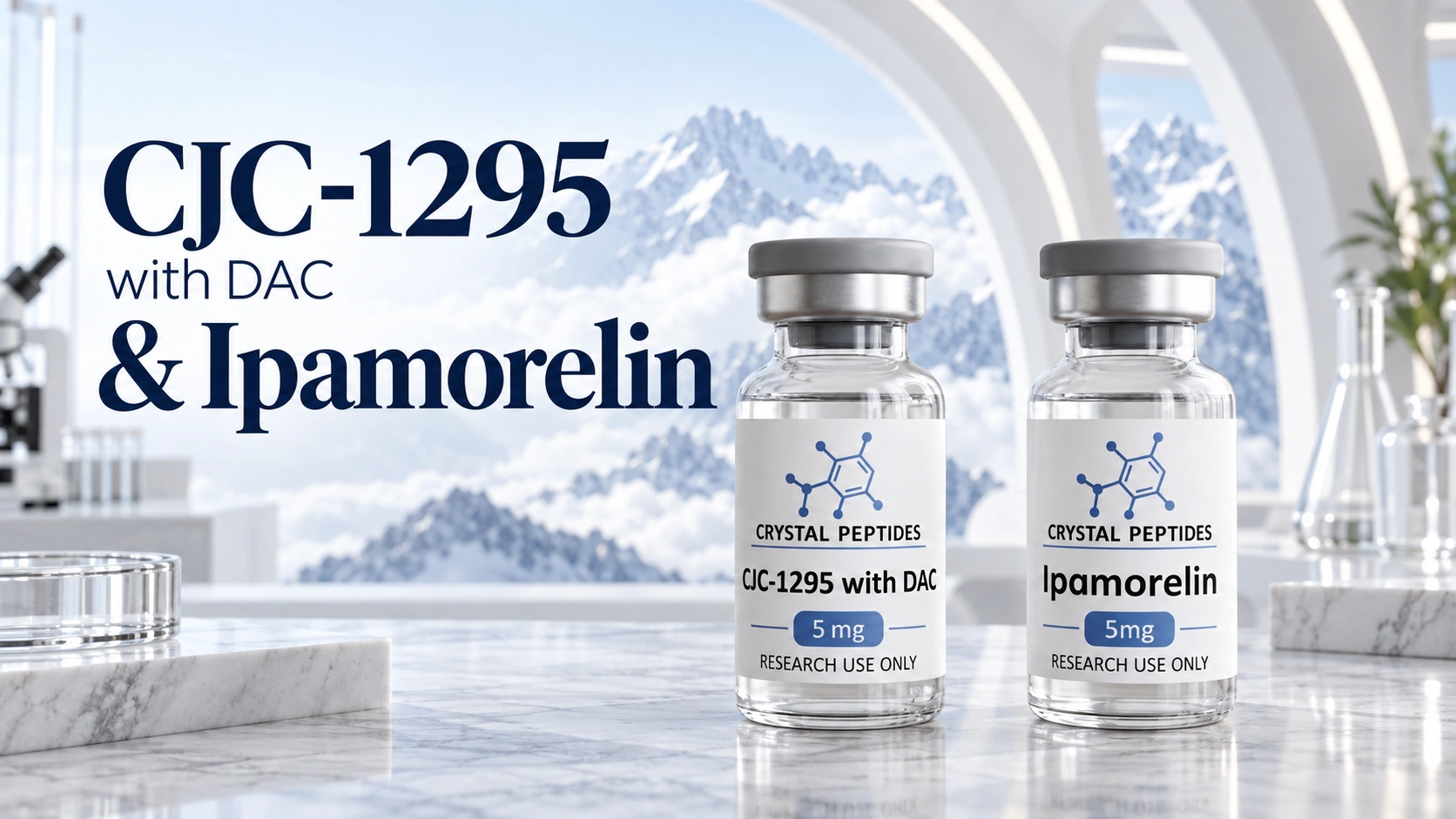 CJC-1295 & Ipamorelin: Growth Hormone Secretagogue Research