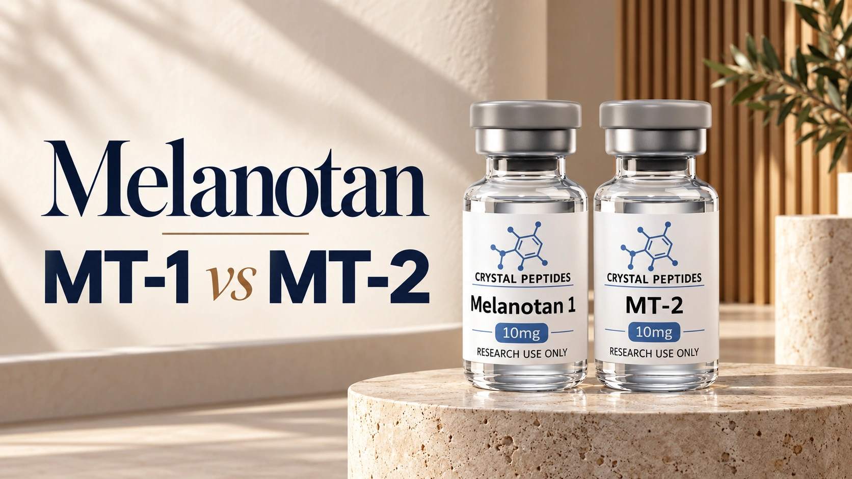 Melanotan MT-1 vs MT-2: Structure, Evidence and Regulatory Status